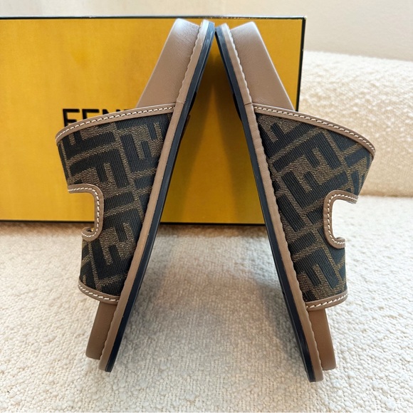 Fendi Feel Jacquard Sandal, Slides, Shoes - Picture 3 of 16